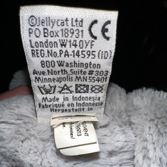 Jellycat London Bashful Grey Kitten Cat Super soft 12” - Picture 6 of 8